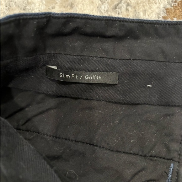 VINCE Griffith Slim Fit Chino Pant Navy Blue Sz 34 - Picture 7 of 9